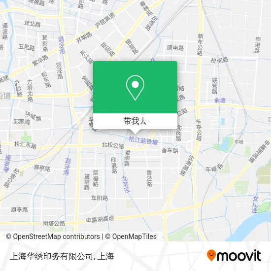 上海华绣印务有限公司地图