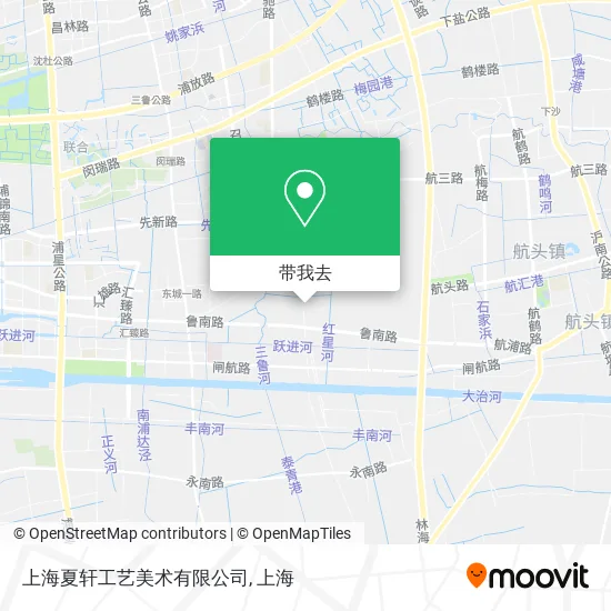 上海夏轩工艺美术有限公司地图