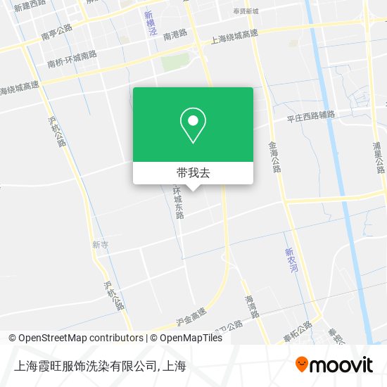 上海霞旺服饰洗染有限公司地图