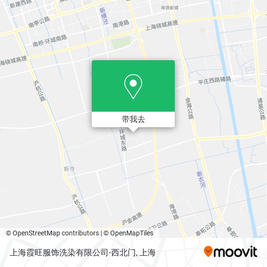 上海霞旺服饰洗染有限公司-西北门地图