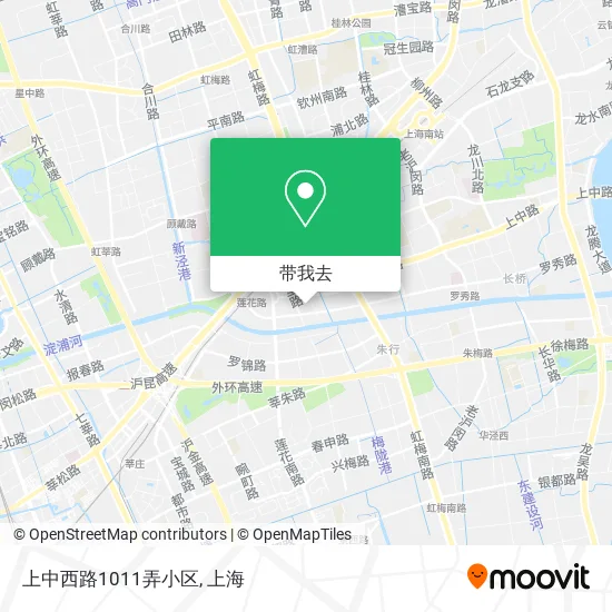 上中西路1011弄小区地图