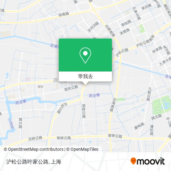 沪松公路叶家公路地图