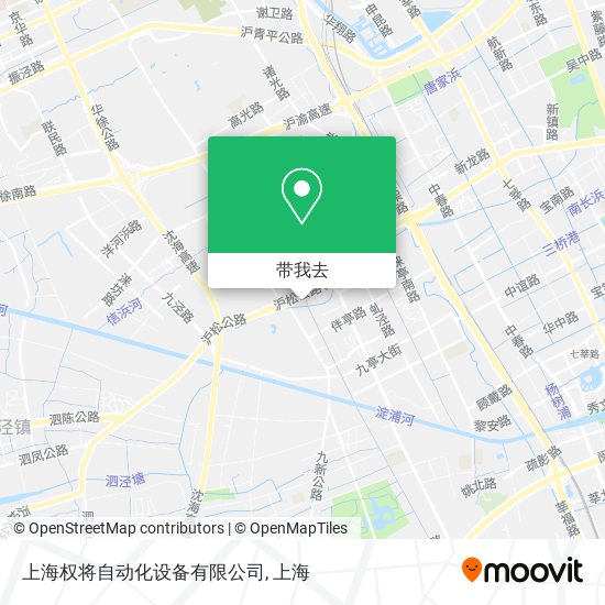 上海权将自动化设备有限公司地图