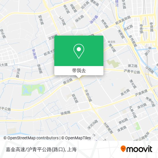 嘉金高速/沪青平公路(路口)地图