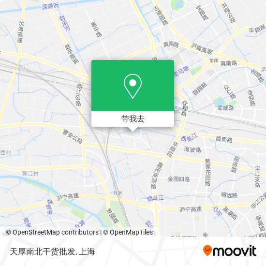 天厚南北干货批发地图
