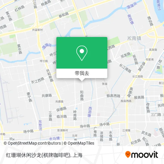 红珊瑚休闲沙龙(棋牌咖啡吧)地图