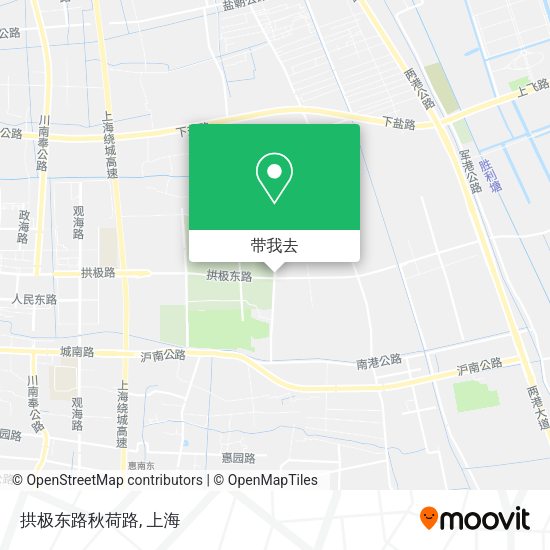 拱极东路秋荷路地图