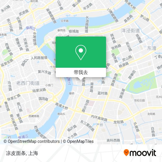 凉皮面条地图
