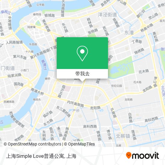 上海Simple Love普通公寓地图