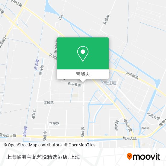 上海临港宝龙艺悦精选酒店地图