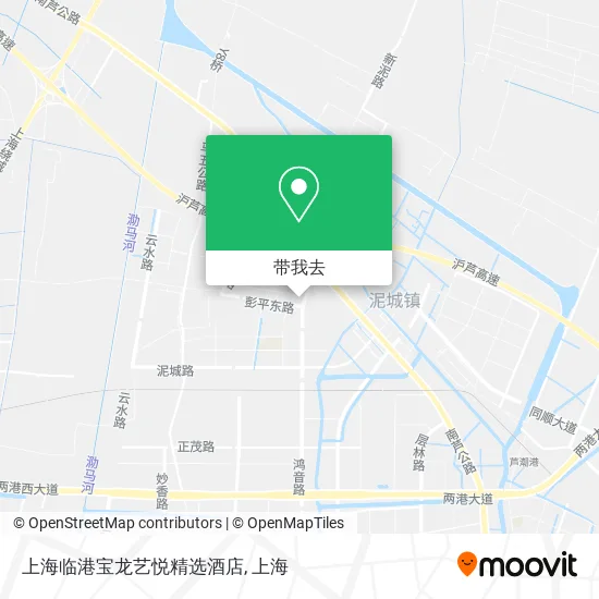 上海临港宝龙艺悦精选酒店地图