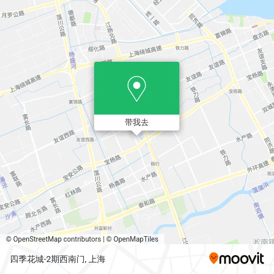 四季花城-2期西南门地图