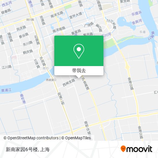 新南家园6号楼地图