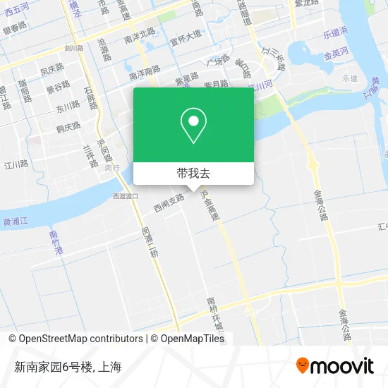 新南家园6号楼地图