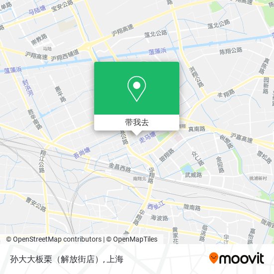 孙大大板栗（解放街店）地图
