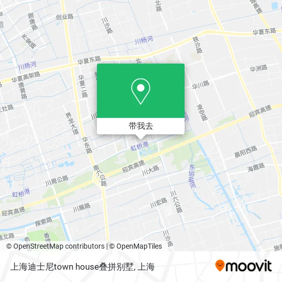 上海迪士尼town house叠拼别墅地图
