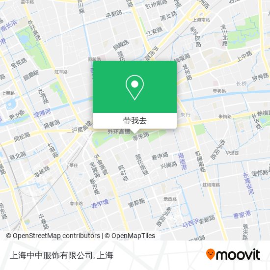 上海中中服饰有限公司地图
