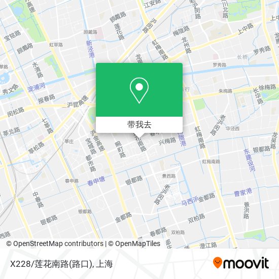 X228/莲花南路(路口)地图