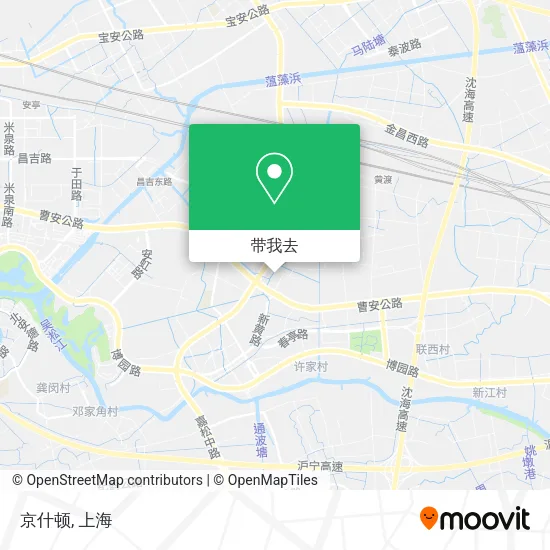 京什顿地图
