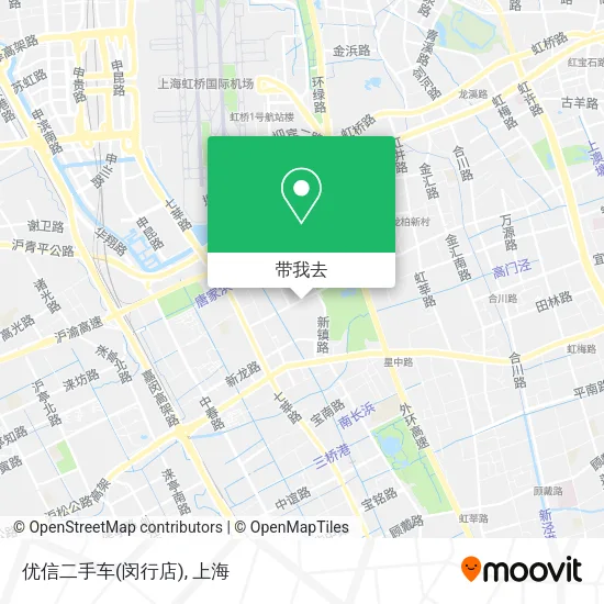 优信二手车(闵行店)地图