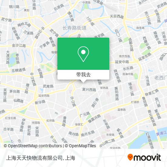 上海天天快物流有限公司地图