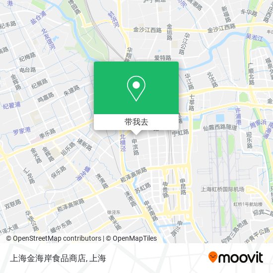 上海金海岸食品商店地图