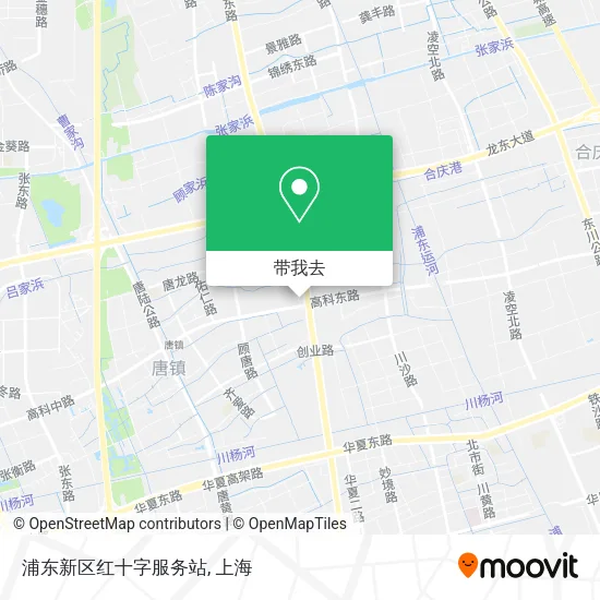 浦东新区红十字服务站地图
