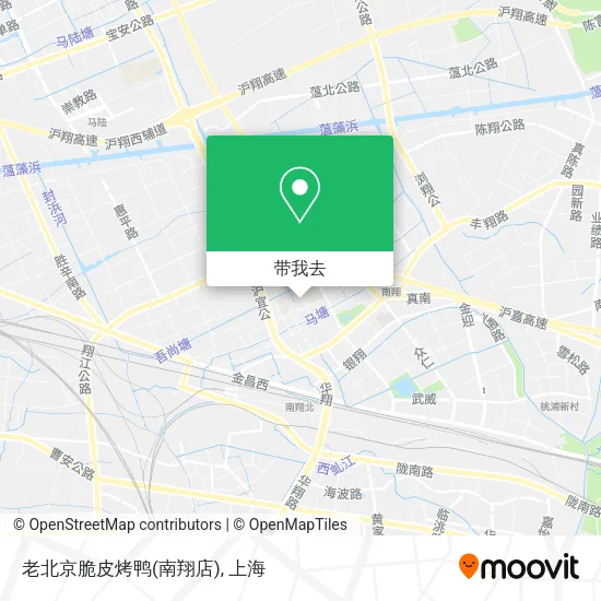老北京脆皮烤鸭(南翔店)地图