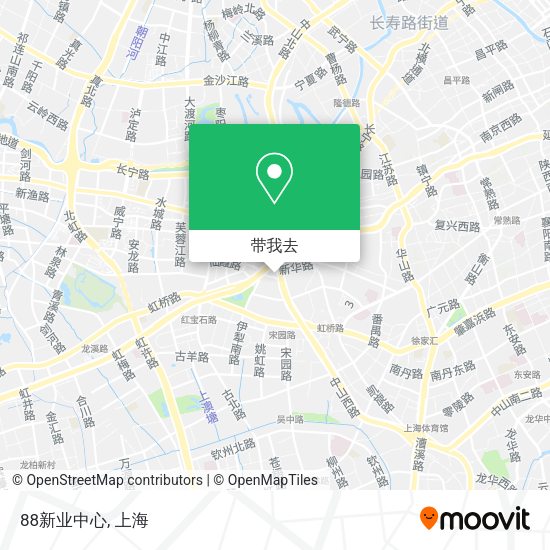 88新业中心地图