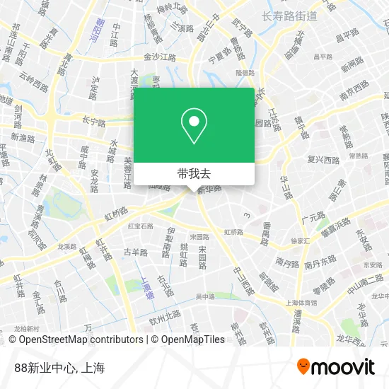 88新业中心地图