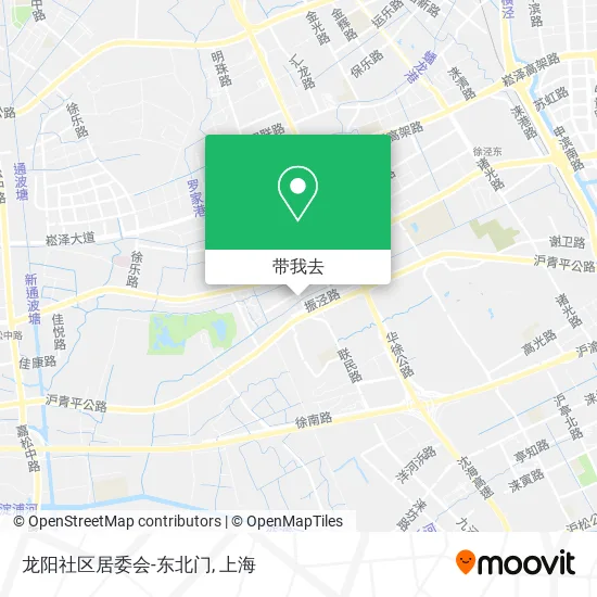 龙阳社区居委会-东北门地图
