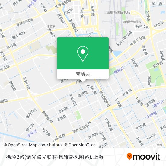 徐泾2路(诸光路光联村-凤雅路凤阁路)地图