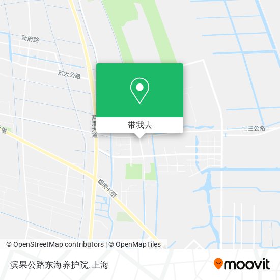 滨果公路东海养护院地图