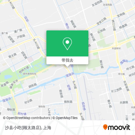 沙县小吃(顾太路店)地图