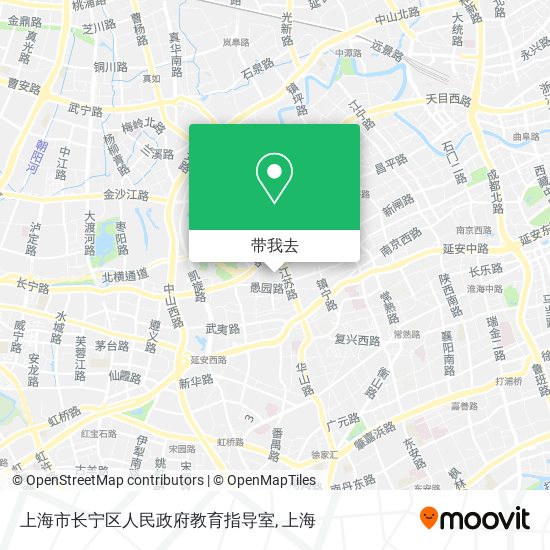 上海市长宁区人民政府教育指导室地图