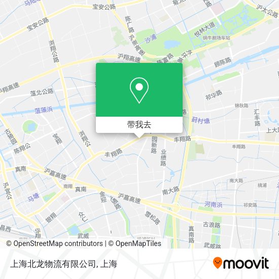 上海北龙物流有限公司地图