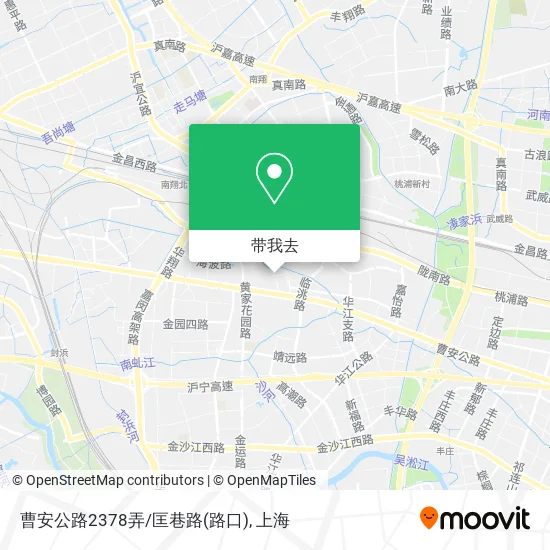 曹安公路2378弄/匡巷路(路口)地图
