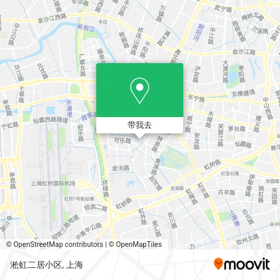 淞虹二居小区地图