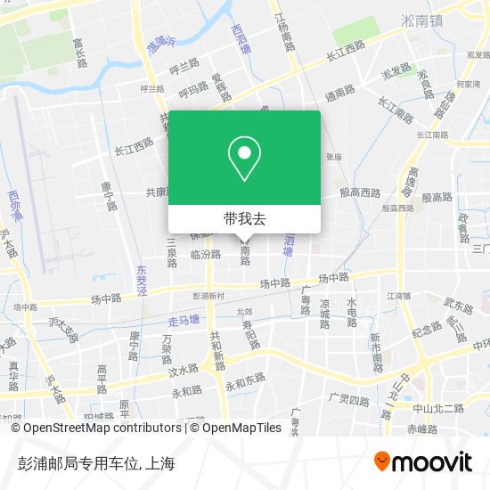 彭浦邮局专用车位地图