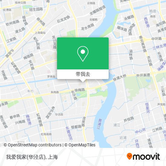 我爱我家(华泾店)地图