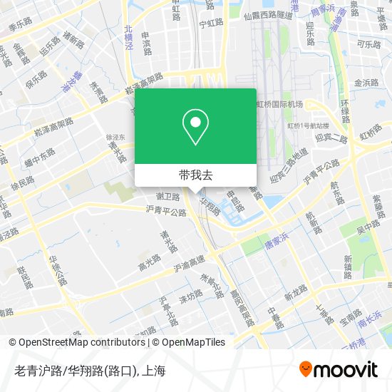 老青沪路/华翔路(路口)地图