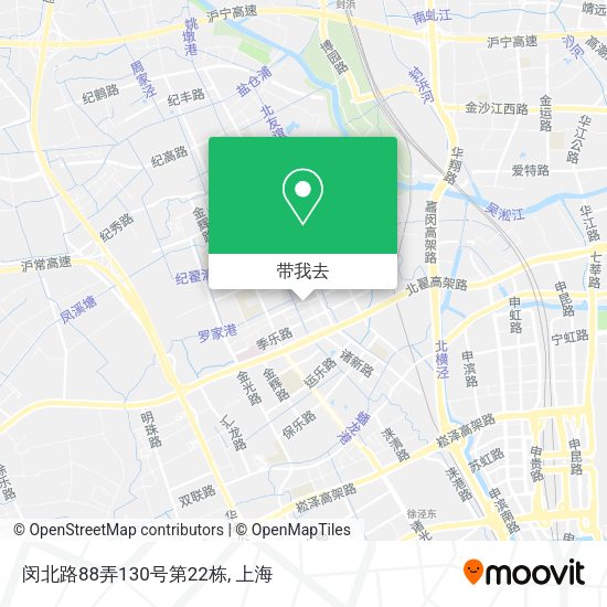闵北路88弄130号第22栋地图
