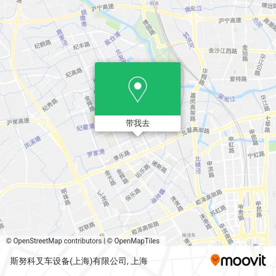 斯努科叉车设备(上海)有限公司地图