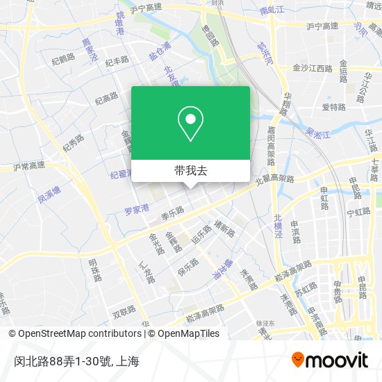 闵北路88弄1-30號地图
