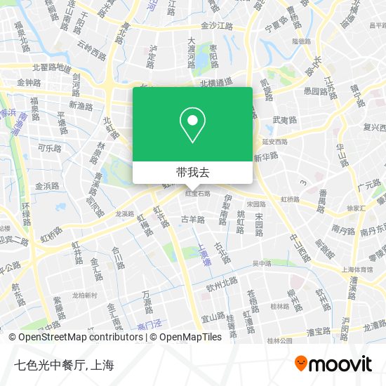 七色光中餐厅地图