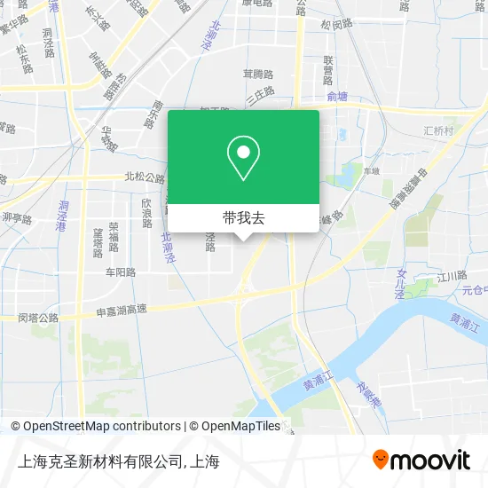 上海克圣新材料有限公司地图