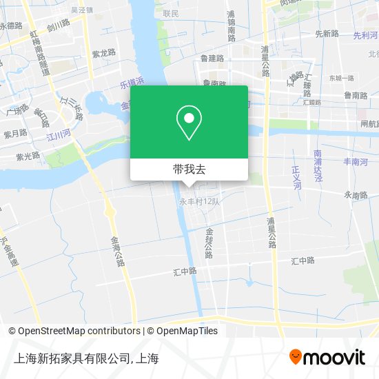 上海新拓家具有限公司地图