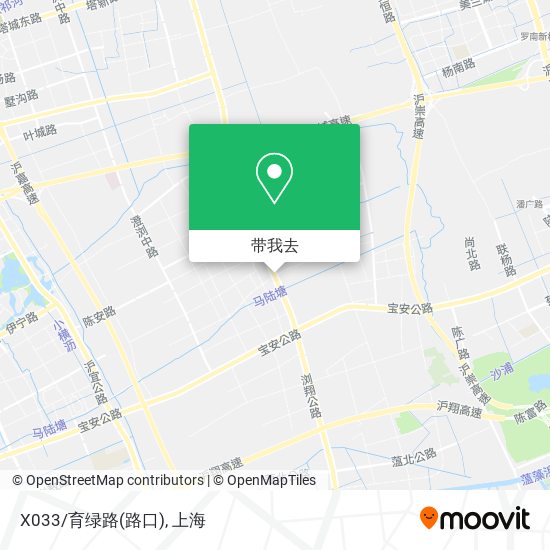 X033/育绿路(路口)地图