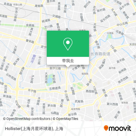 Hollister(上海月星环球港)地图
