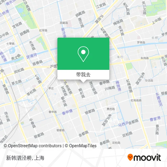 新韩泗泾桥地图